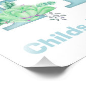 Personalisierter Farbbrief H Foto drucken (Ecke)