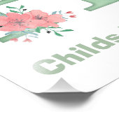 Personalisierter Farbbrief H Foto drucken (Ecke)