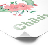 Personalisierter Farbbrief J Foto drucken (Ecke)