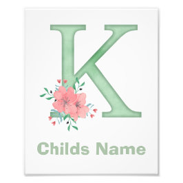 Personalisierter Farbbrief K Foto drucken