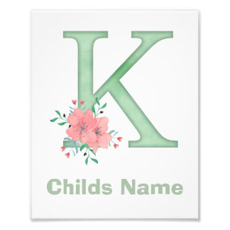 Personalisierter Farbbrief K Foto drucken