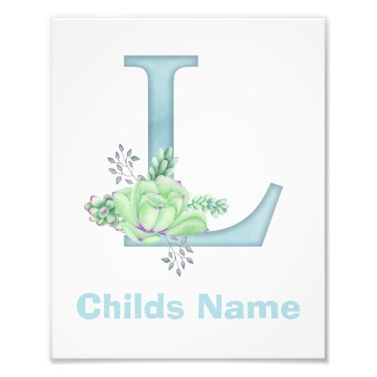 Personalisierter Farbbrief L Foto drucken (Vorne)