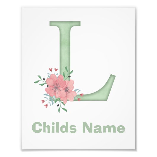 Personalisierter Farbbrief L Foto drucken (Vorne)