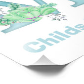 Personalisierter Farbbrief M Foto drucken (Ecke)