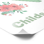 Personalisierter Farbbrief N Foto drucken (Ecke)