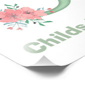 Personalisierter Farbbrief O Foto drucken (Ecke)