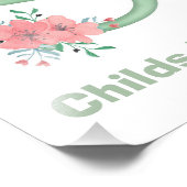 Personalisierter Farbbrief S Foto drucken (Ecke)