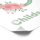 Personalisierter Farbbrief U Foto drucken (Ecke)