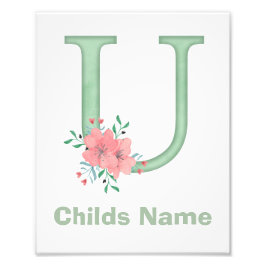 Personalisierter Farbbrief U Foto drucken