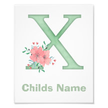 Personalisierter Farbbrief X Foto drucken