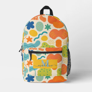 Personalisierter Farbdruck Abstrakt Bedruckter Rucksack