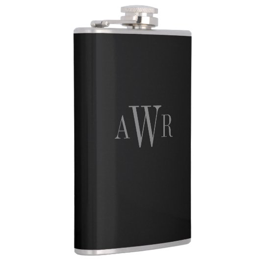 Personalisierter FARBE-FARBE-Flasche Flachmann (Rechts)