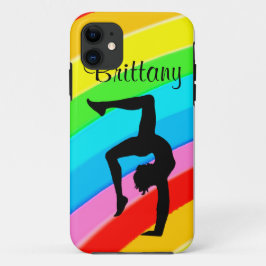 PERSONALISIERTER FARBENFALL GYMNASTICS IPHONE Case-Mate iPhone HÜLLE