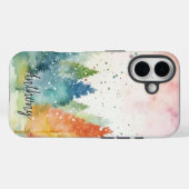 Personalisierter Farbenwald - Fall Case-Mate iPhone Hülle (Rückseite (Horizontal))