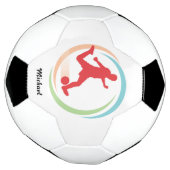 Personalisierter Farbkreis Fußball (Gedreht)