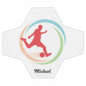 Personalisierter Farbkreis Fußball (Flach)