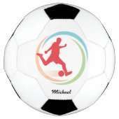 Personalisierter Farbkreis Fußball (Vorderseite)
