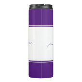 Personalisierter Farblock Thermosbecher (Rückseite)