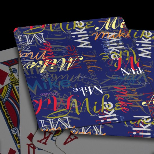 Personalisierter Farbname erstellen Spielkarten