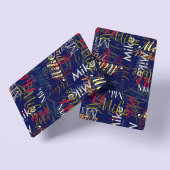 Personalisierter Farbname erstellen Spielkarten