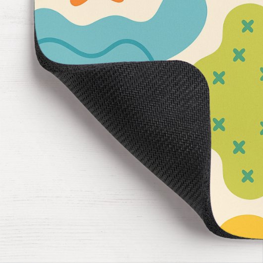 Personalisierter Farbschlauch Abstrakte Maus-Pad Mousepad (Ecke)