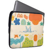 Personalisierter Farbschlauch Abstrakter Laptop-Si Laptopschutzhülle (Vorne Rechts)