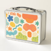 Personalisierter Farbschlauch für Abstrakte Metal- Metall Brotdose (Rückseite)