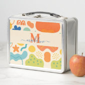 Personalisierter Farbschlauch für Abstrakte Metal- Metall Brotdose (Beispiel)