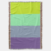 Personalisierter Farbstreifen Decke (Vorderseite Vertikal)