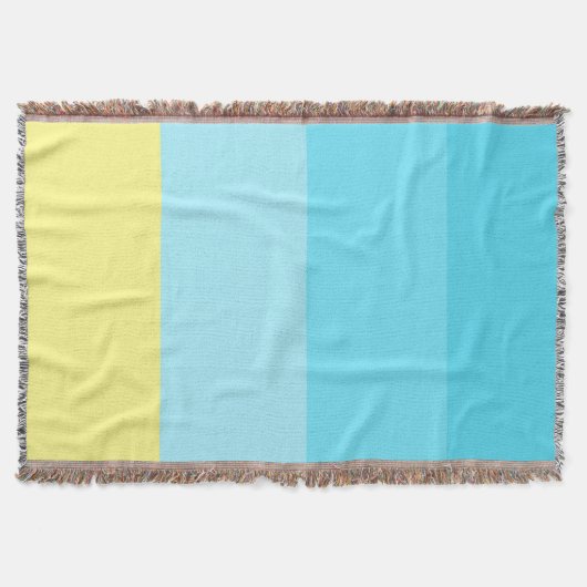 Personalisierter Farbstreifen Decke (Vorderseite)