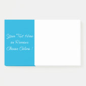 Personalisierter Farbtext Blue Post-it®-Hinweis Post-it Klebezettel (Vorderseite)