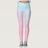 Personalisierter Farbverlauf Leggings (Vorderseite)