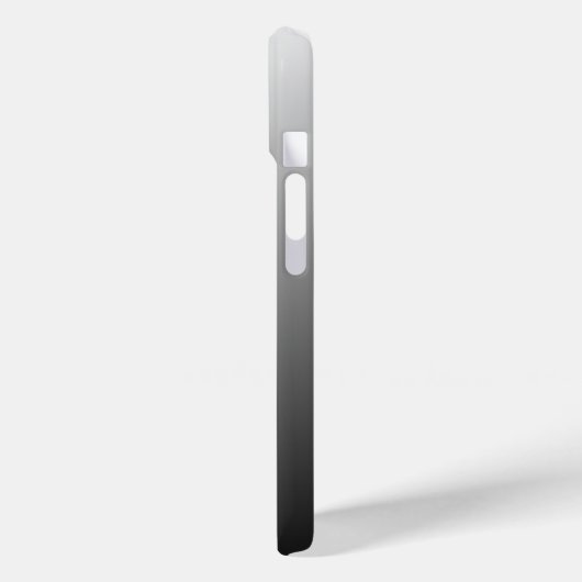 Personalisierter Farbverlauf Ober-schwarze Farbtön Case-Mate iPhone Hülle (Rückseite / Links)