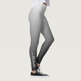 Personalisierter Farbverlauf Ober-schwarze Farbtön Leggings