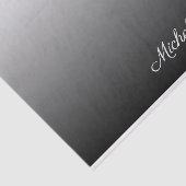 Personalisierter Farbverlauf Ober-schwarze Farbtön Seidenpapier (Ausschnitt)