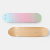 Personalisierter Farbverlauf Skateboard (Horizontal)