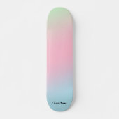 Personalisierter Farbverlauf Skateboard (Vorne)