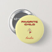 Personalisierter Favorit Button (Vorne & Hinten)
