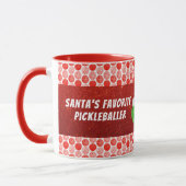 Personalisierter Favoritenpickleballer Red Tasse (Links)