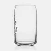 Personalisierter Februar Geburtsmonat Blume Violet Dosenglas (Links)