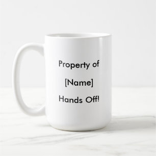 Personalisierter, feiner, benutzerdefinierter Text Kaffeetasse