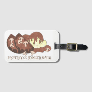 Personalisierter Feinschmecker Meatloaf Kartoffelp Gepäckanhänger