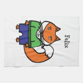 Personalisierter Felix der Fuchs Handtuch (Horizontal)