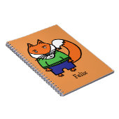 Personalisierter Felix der Fuchs Notizblock (Rechte Seite)
