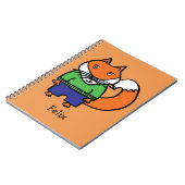 Personalisierter Felix der Fuchs Notizblock (Linke Seite)