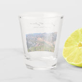 Personalisierter Felsberg Schnapsglas (Rückseite)