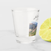 Personalisierter Felsberg Schnapsglas (Links)