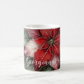 Personalisierter festlicher Bluthochdruck Tinte Po Kaffeetasse (Mittel)