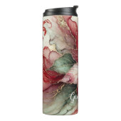 Personalisierter festlicher Bluthochdruck Tinte Po Thermosbecher (Nach links gedreht)