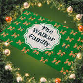 Personalisierter festlicher Doodle Doodle Red Holi Fußmatte